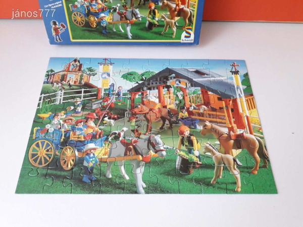 Eredeti Schmidt Playmobil Puzzle !! 60db-os !! 55249