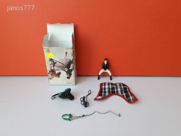 Eredeti Schleich lovas szett ló kiegészítő készlet !! Schleich 40183