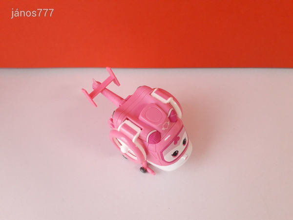 Eredeti Super Wings A Szárnyalók transformers átalakuló repülő Dizzy helikopter ! 14cm