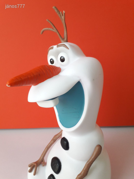 Eredeti Bullyland Disney Frozen Jégvarázs Olaf hóember persely figura !! 25cm