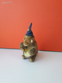 Antik felhúzható doboló játék majom vintage retro termék West Germany m10 termék EXTRA !!