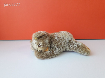 Eredeti STEIFF maci régi antik medve plüss mackó 27 cm-es különlegesség ! EXTRA