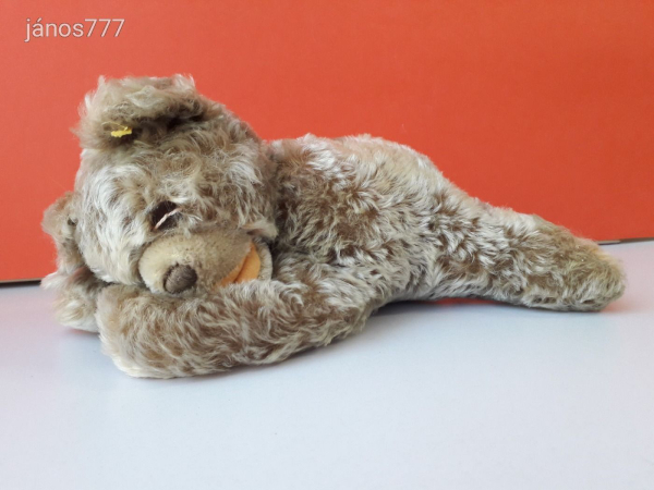 Eredeti STEIFF maci régi antik medve plüss mackó 27 cm-es különlegesség ! EXTRA