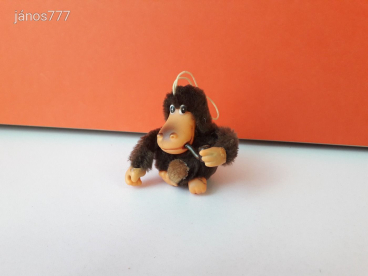 MAJOM régi kabala figura vintage pipázó gorilla retro kabala figura ! EXTRA !