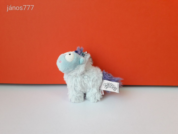 Eredeti NICI Theodor UNIKORNIS plüss kabala figura !! 9 cm-es NICI kulcstartó !! EXTRA !!