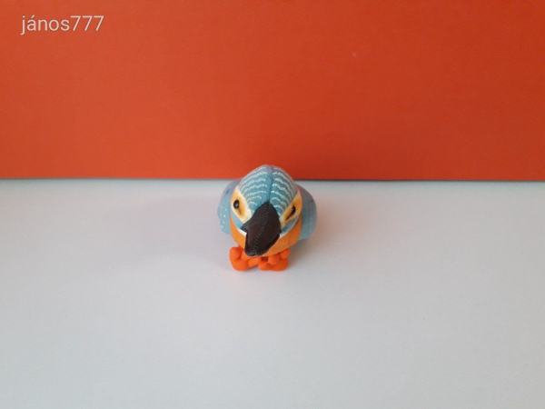 Eredeti Uni Toys JÉGMADÁR plüss 17 cm-es madár kabala figura ! EXTRA ! ÉLETHŰ !