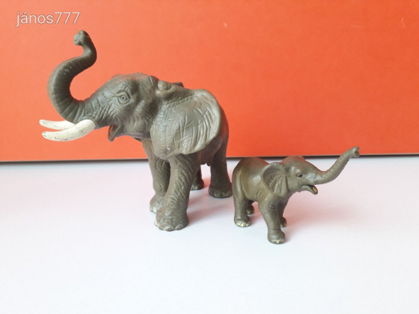 Eredeti Schleich Afrikai elefánt és bébi állatfgiura ! Schleich 14083 és 14039