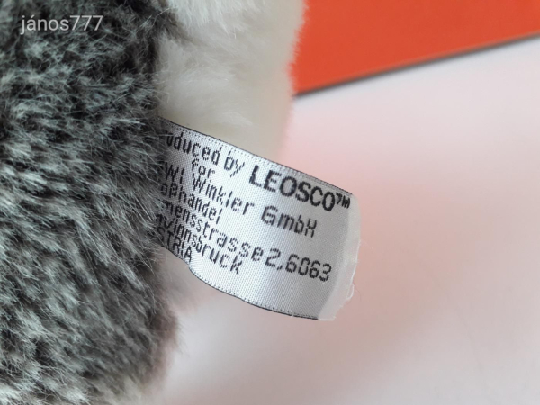 Eredeti LEOSCO HUSKY kutya plüss 25 cm-es kutyus kabala figura !! EXTRA !! ÉLETHŰ !!