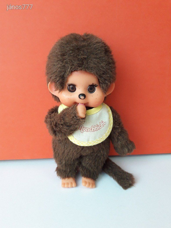 Sekiguchi Monchhichi Moncsicsi ALVÓ Pislogó Moncsi retro kabala figura !! EXTRA !!