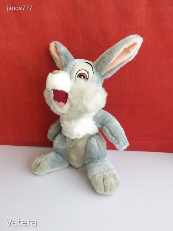 Disney NYÚL plüss nyuszi kabala figura ! 32 cm-es !! TOPPANCS Bambi mese szereplő !! EXTRA !!!