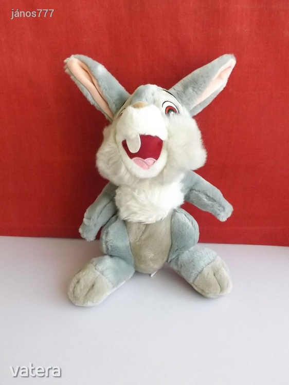 Disney NYÚL plüss nyuszi kabala figura ! 32 cm-es !! TOPPANCS Bambi mese szereplő !! EXTRA !!!