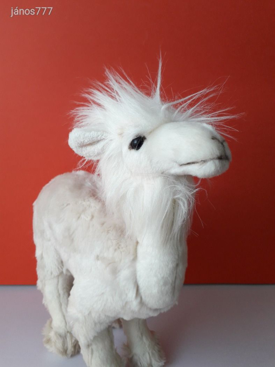 Eredeti Steiff LÁMA plüss kabala figura ! 38 cm-es plüssfigura Steiff Liam Lama ! EXTRA !