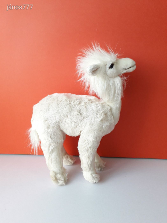Eredeti Steiff LÁMA plüss kabala figura ! 38 cm-es plüssfigura Steiff Liam Lama ! EXTRA !