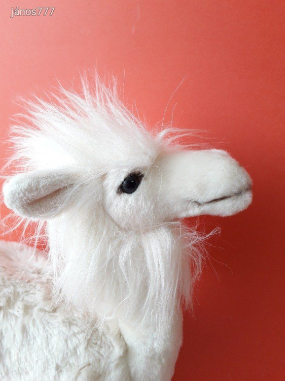Eredeti Steiff LÁMA plüss kabala figura ! 38 cm-es plüssfigura Steiff Liam Lama ! EXTRA !