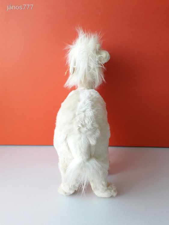 Eredeti Steiff LÁMA plüss kabala figura ! 38 cm-es plüssfigura Steiff Liam Lama ! EXTRA !