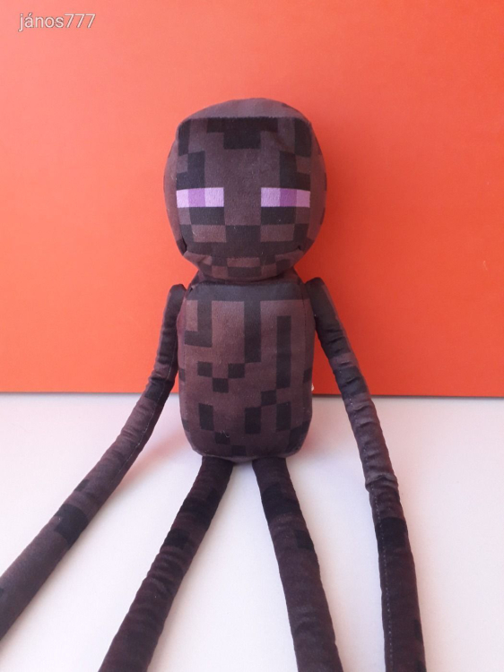 Eredeti Bandai Namco Mojang MINECRAFT Enderman plüss kabala 56 cm-es plüssfigura ! EXTRA !