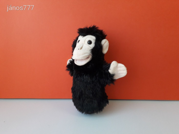 Eredeti Puppet Co CSIMPÁNZ majom plüss BÁB 26 cm-es ! EXTRA !! ÉLETHŰ !!