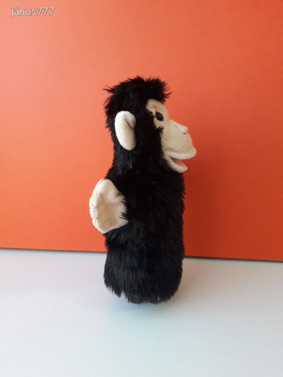 Eredeti Puppet Co CSIMPÁNZ majom plüss BÁB 26 cm-es ! EXTRA !! ÉLETHŰ !!