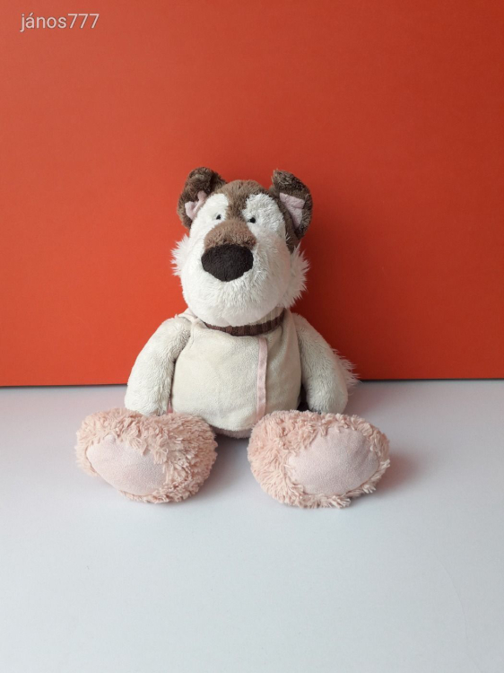 Eredeti NICI HUSKY KUTYA plüss kutyus kabala figura 36 cm-es ! NICI plüssfigura !! EXTRA !!