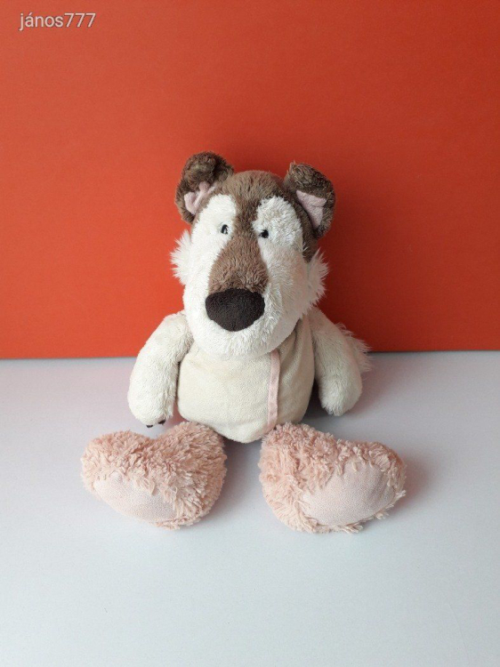 Eredeti NICI HUSKY KUTYA plüss kutyus kabala figura 36 cm-es ! NICI plüssfigura !! EXTRA !!