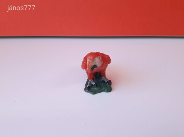 Eredeti Schleich Vörös Ara papagáj madár állatfigura !! 7x4cm ! 2000-es kiadás ! Schleich 14329