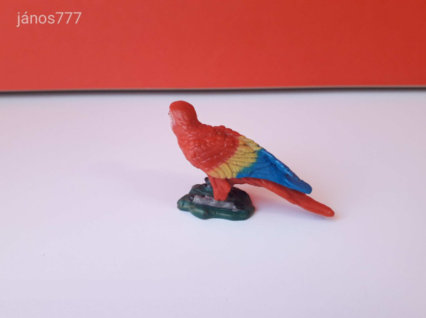 Eredeti Schleich Vörös Ara papagáj madár állatfigura !! 7x4cm ! 2000-es kiadás ! Schleich 14329
