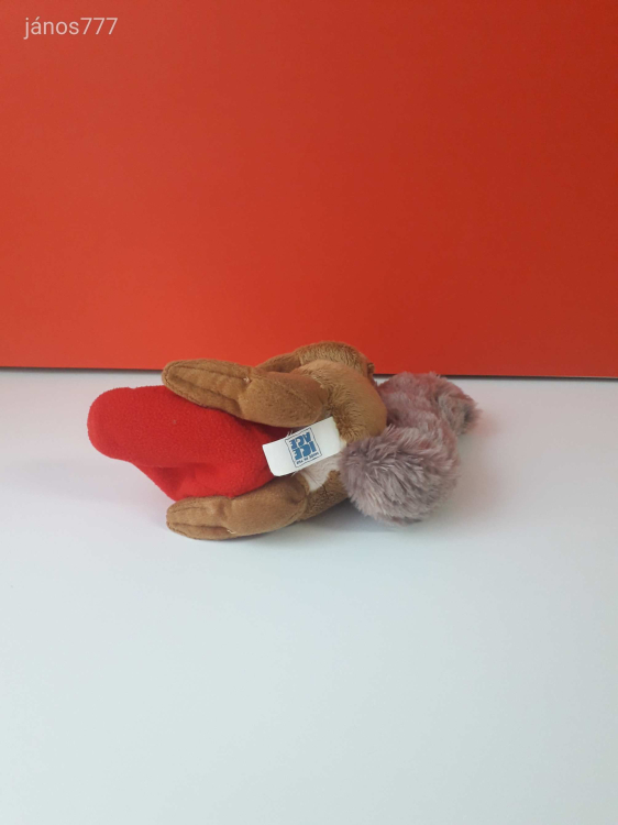 Eredeti ICE AGE Jégkorszak MOTKÁNY plüss ősmókus 20 cm-es kabala figura Télapó csizmával ! EXTRA