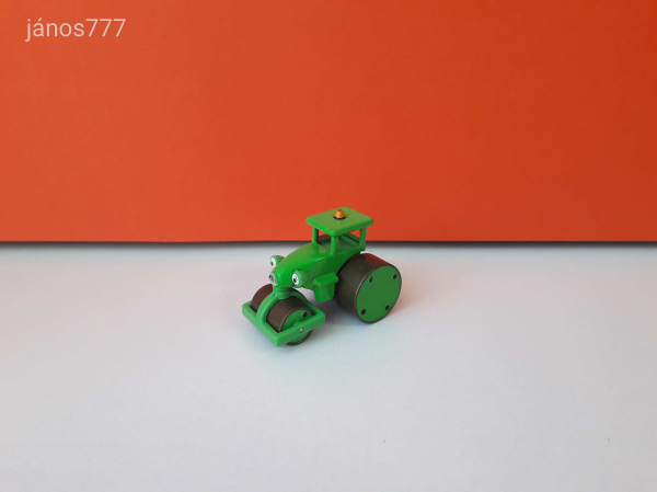 Eredeti Bob mester Bob the Builder mesefigura barátja Guri úthenger fém jármű !! 7cm