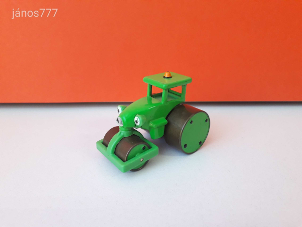 Eredeti Bob mester Bob the Builder mesefigura barátja Guri úthenger fém jármű !! 7cm