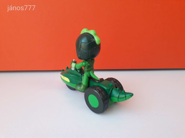 Eredeti Simba Just Play PJ Mask Pizsihősök Gekko figura járművel !!