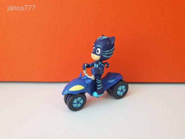 Eredeti Simba Just Play PJ Mask Pizsihősök Macska figura járművel !!