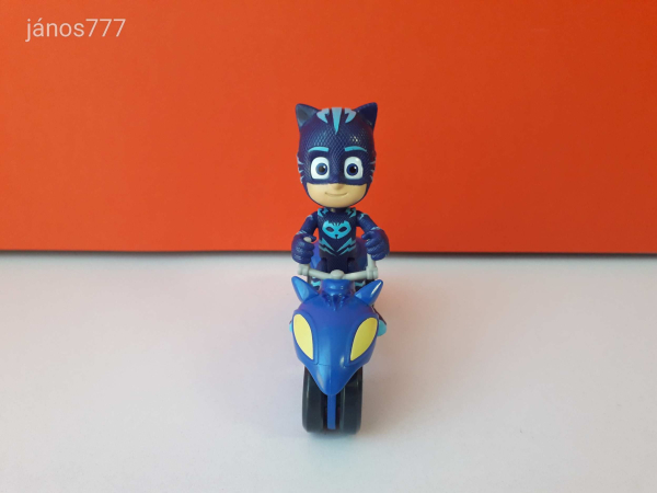 Eredeti Simba Just Play PJ Mask Pizsihősök Macska figura járművel !!