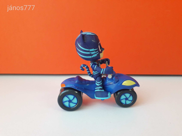 Eredeti Simba Just Play PJ Mask Pizsihősök Macska figura járművel !!