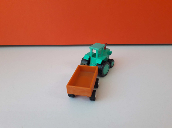 Eredeti Bob mester Bob the Builder mesefigura barátja Travis traktor fém jármű !! 11,5cm
