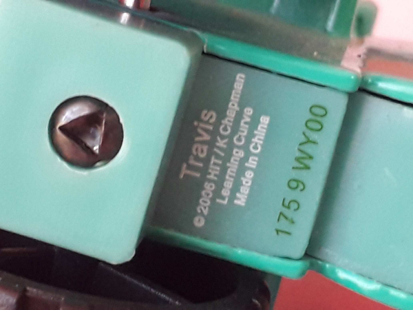 Eredeti Bob mester Bob the Builder mesefigura barátja Travis traktor fém jármű !! 11,5cm