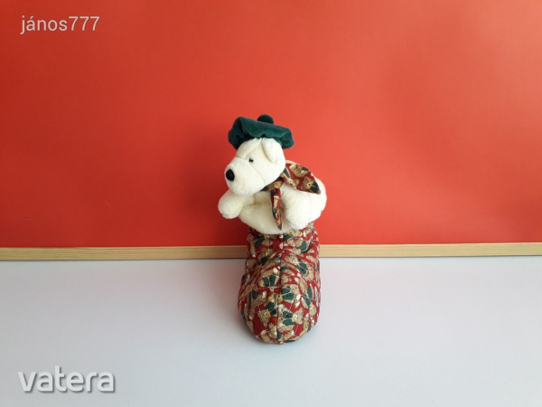 Eredeti NICI MACKÓ csizmában maci plüss kabala figura ! 19 cm-es medve !  EXTRA ! NICI plüssfigura !
