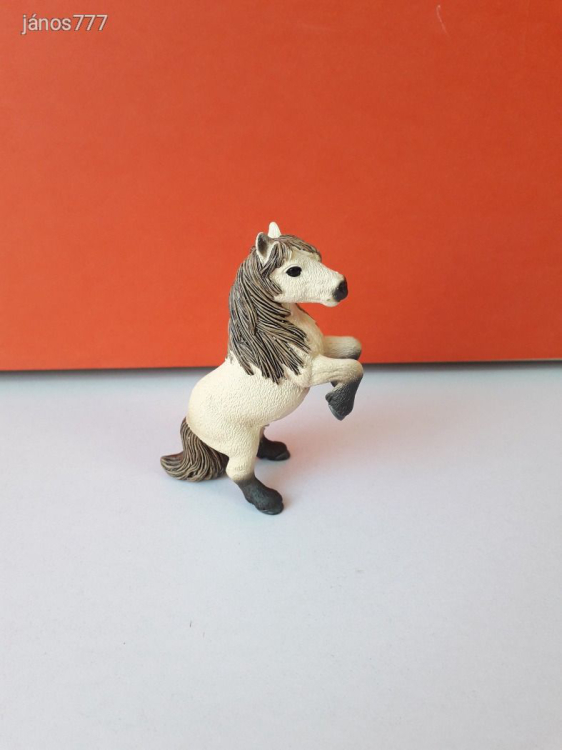 Eredeti Schleich Mini Shetland póni állatfigura ! 8cm ! 2014-es kiadás !! Schleich 13775