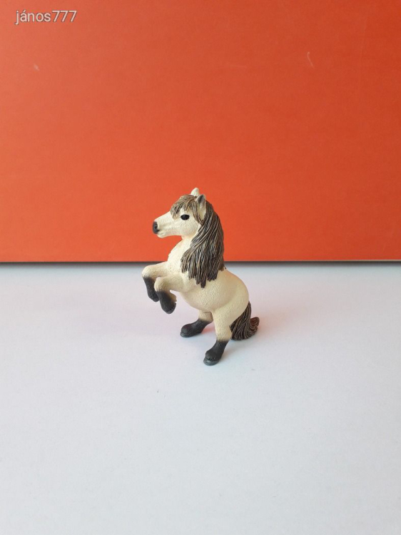 Eredeti Schleich Mini Shetland póni állatfigura ! 8cm ! 2014-es kiadás !! Schleich 13775