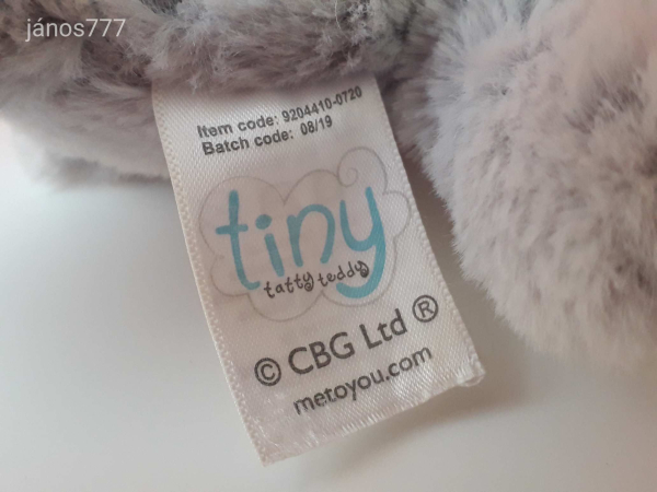 Eredeti ME TO YOU maci plüssmackó medve 14 cm Tiny tatty teddy mackó kabala figura !! MTY !!!