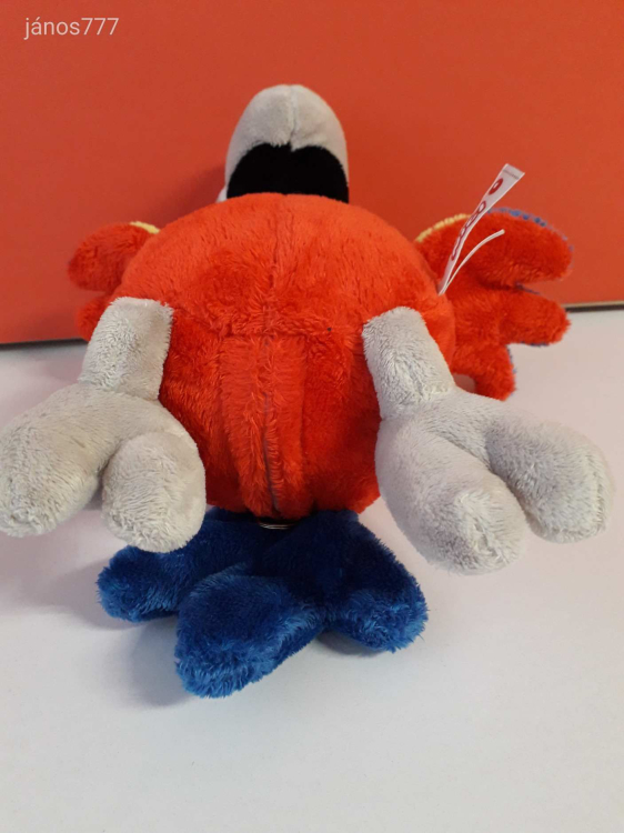 Eredeti NICI PAPAGÁJ madár plüss 25 cm-es kabala figura EXTRA ! Hangot adó !