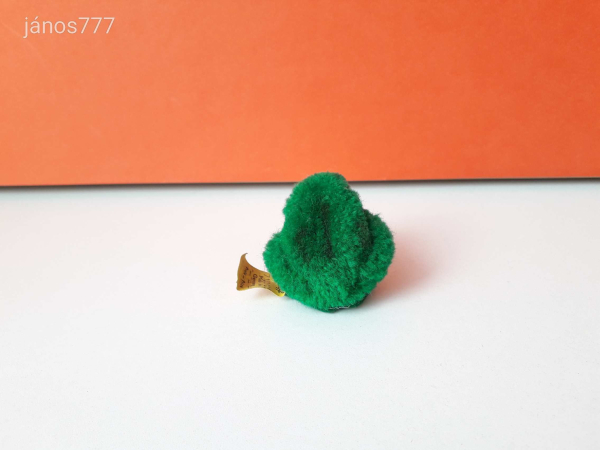 Eredeti STEIFF BÉKA antik vintage MINI kabala figura Breki 1960-as évek Steiff Pompom Frog 7180/05