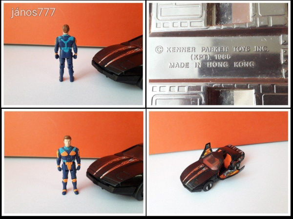 Eredeti Kenner 1986 M.A.S.K. Raven + Calhoun Burns akciófigura !