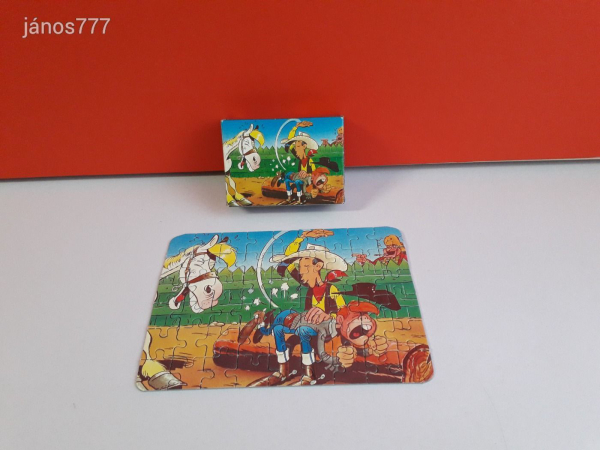 Eredeti Schmid Lucky Luke Mini-Puzzle 54 !! No.: 93307.7 ! 1984-es kiadás !!