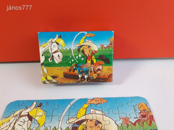 Eredeti Schmid Lucky Luke Mini-Puzzle 54 !! No.: 93307.7 ! 1984-es kiadás !!