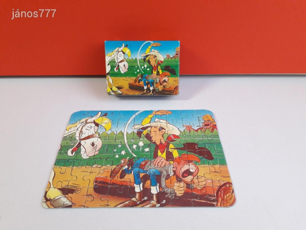 Eredeti Schmid Lucky Luke Mini-Puzzle 54 !! No.: 93307.7 ! 1984-es kiadás !!