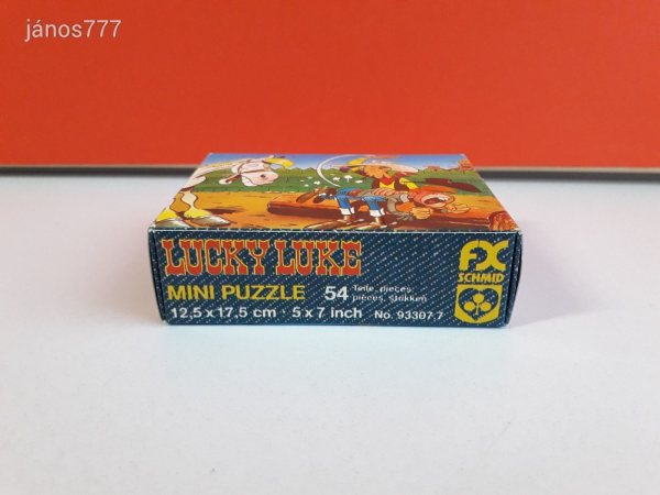 Eredeti Schmid Lucky Luke Mini-Puzzle 54 !! No.: 93307.7 ! 1984-es kiadás !!