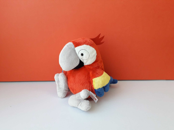 Eredeti NICI PAPAGÁJ madár plüss 32 cm-es kabala figura EXTRA !!!