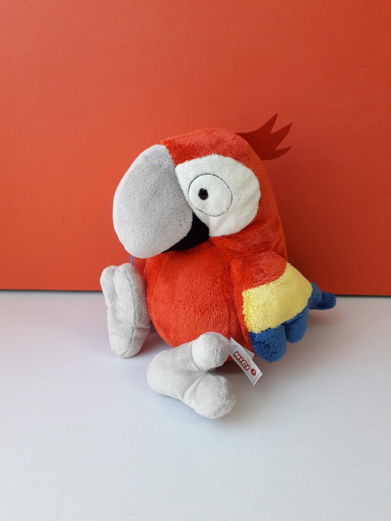 Eredeti NICI PAPAGÁJ madár plüss 32 cm-es kabala figura EXTRA !!!