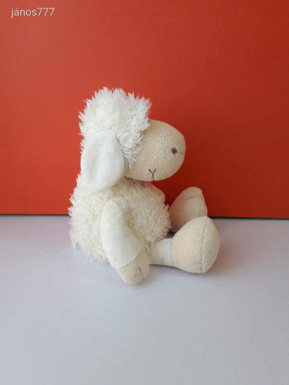 Eredeti NICI BÁRÁNY plüss bari kabala figura 38 cm-es FEHÉR BÁRÁNY plüssfigura !! EXTRA !!!