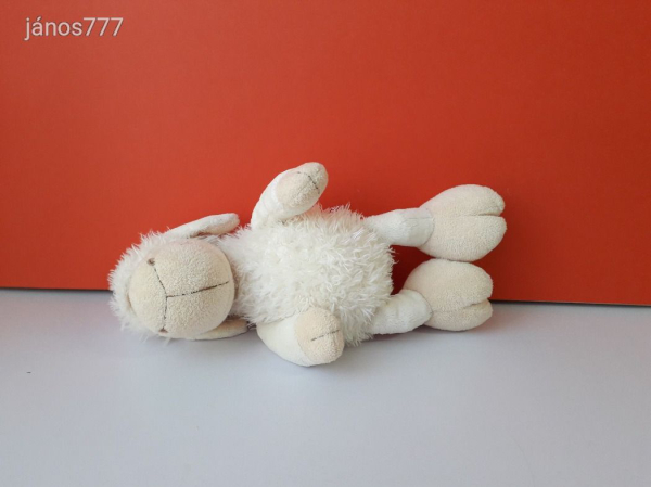 Eredeti NICI BÁRÁNY plüss bari kabala figura 38 cm-es FEHÉR BÁRÁNY plüssfigura !! EXTRA !!!